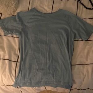 plain blue t-shirt